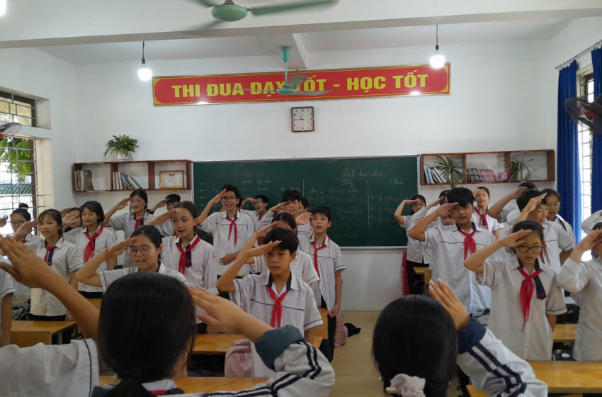  ĐẠI HỘI CHI ĐỘI 8A NĂM HỌC 2024 – 2025